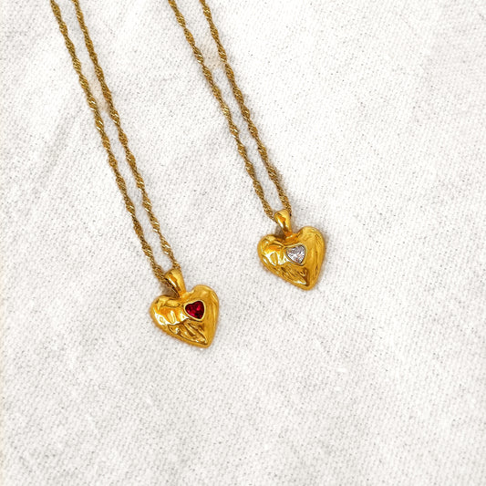 TWIN HEARTS NECKLACE
