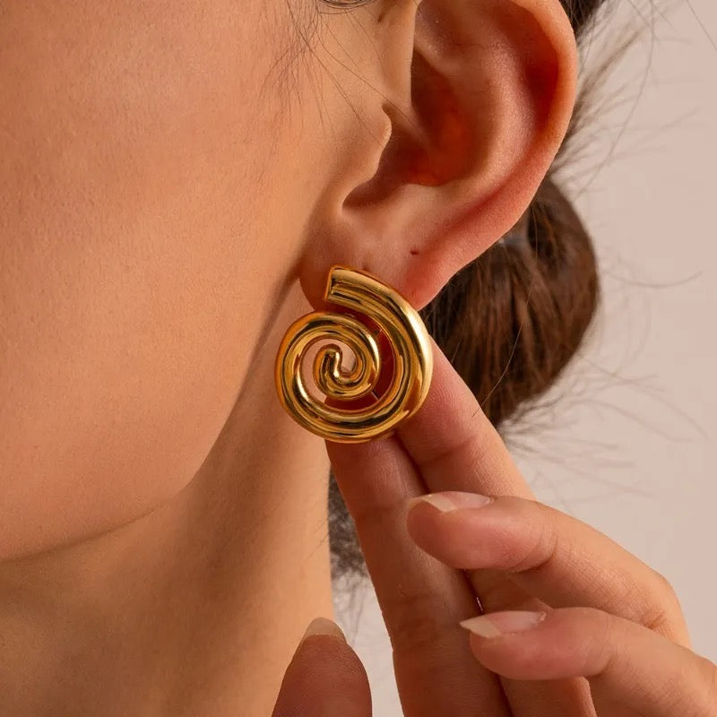 ZANERRA SPIRAL EARRINGS