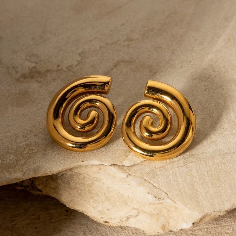 ZANERRA SPIRAL EARRINGS