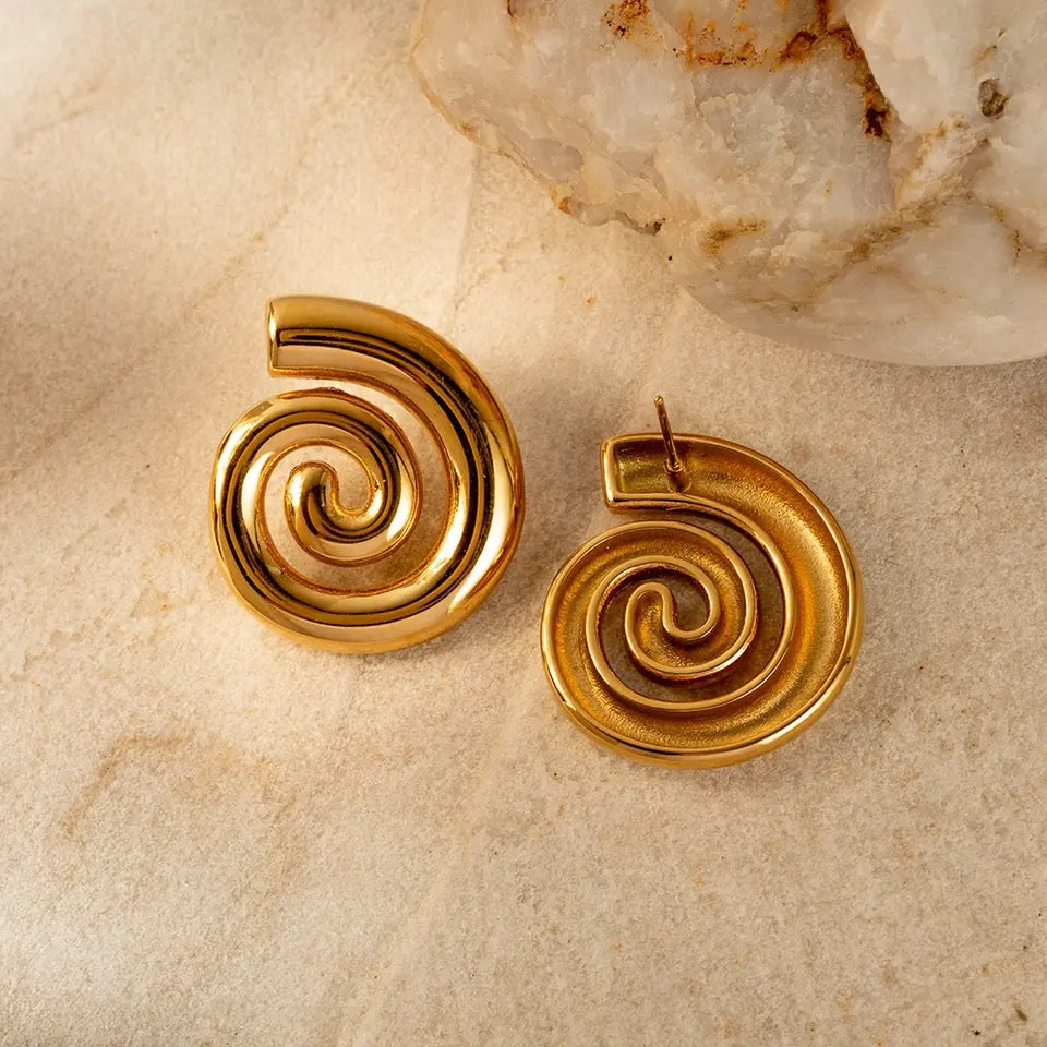 ZANERRA SPIRAL EARRINGS