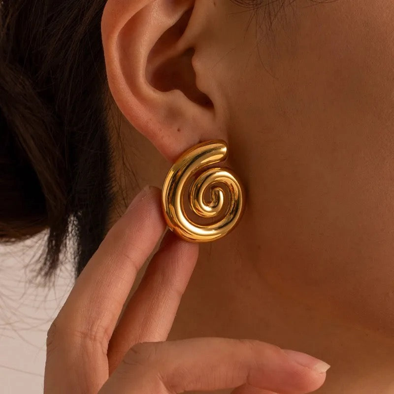 ZANERRA SPIRAL EARRINGS