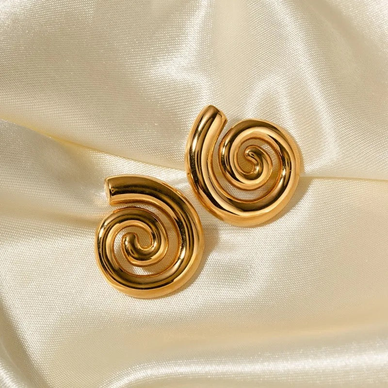 ZANERRA SPIRAL EARRINGS